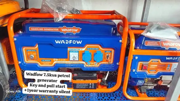 Power Maker Wadfow 7.5kva Petrol Generator Wadfow 8500watts Generator · Photo 1