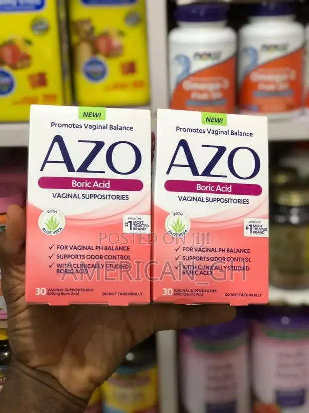 Azo Boric Acid Vaginal Suppositories · Photo 1