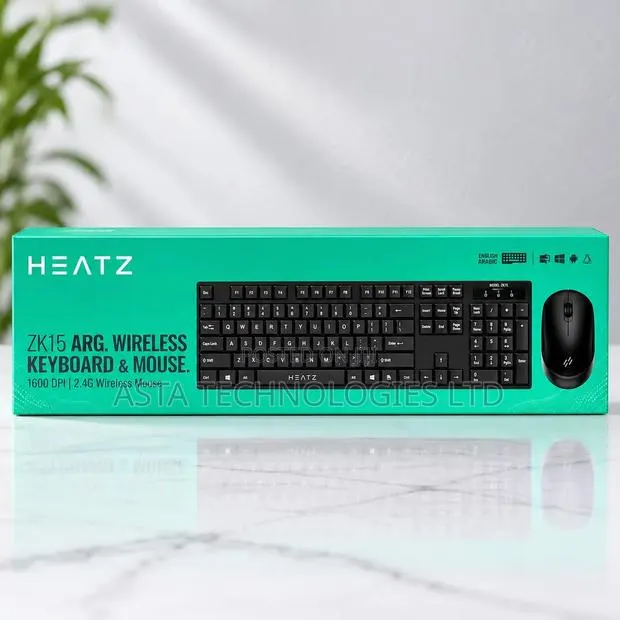 HEATZ ZK15 Wireless Keyboard & Mouse Combo · Photo 1