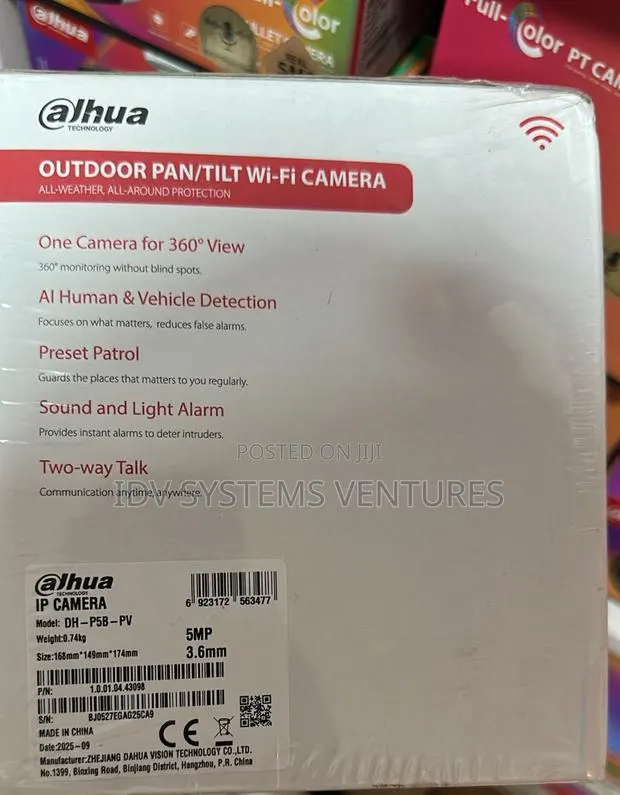 CCTV Camera P5b-Pv5mpoutdoor Fixed-Focal Wi-Fi Pan Tilt Network Camera · Photo 1