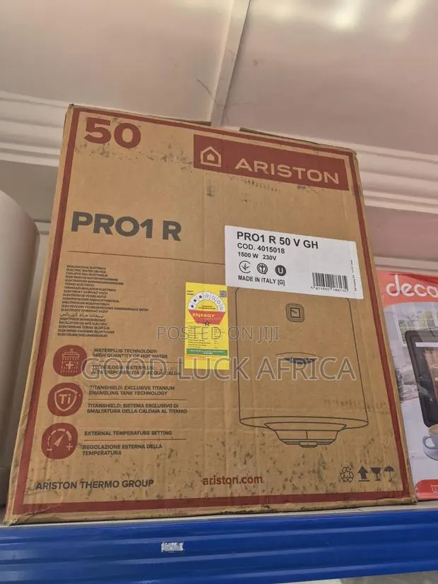 Ariston Electric 50 Liters Tank Water Heater – Made in Italy · Photo 2