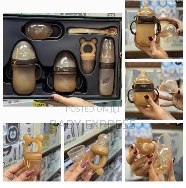 Baby Silicone Feeding Set;Bottle, Feeder,Spoon,Pacifier Fruit Feeder · Photo 1