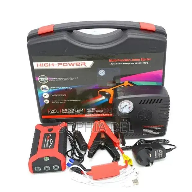 High-Power 12V Multi-Function Car Jump Starter With Air Compressor · Photo 1
