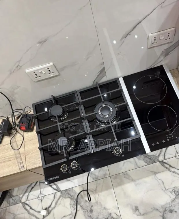 Fast Cooking Kenwood 90cm Inbuilt Tempered Glass Hob(Black) · Photo 1