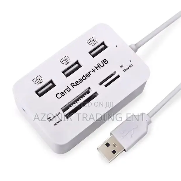 3usb + Card Reader Pc Hub · Photo 1