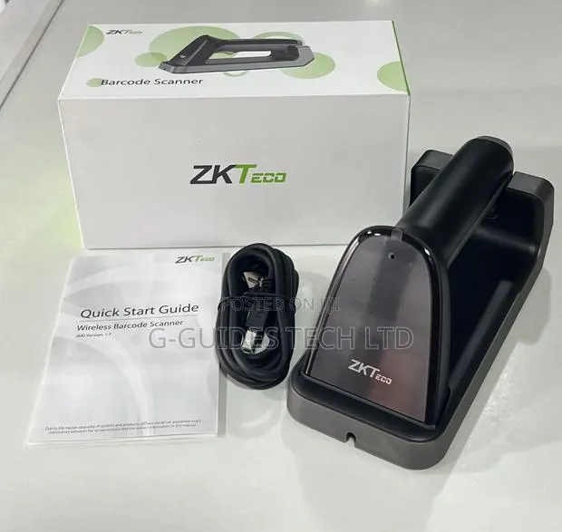 Zkteco 1d Wireless Barcode Scanner Handheld With Base Zkb106s · Photo 1