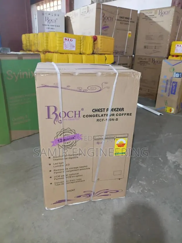 ROCH RCF-120N-B: Sleek Silver Deep Freezer (100 Litres) · Photo 1