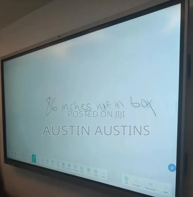 Not in Box 86 Inch Touchscreen Smart Interactive Display With Camera · Photo 1