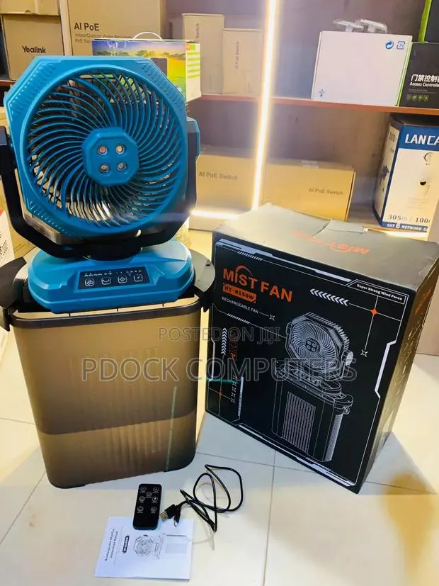 Rechargeable Mist Fan (HY-8158W) · Photo 1