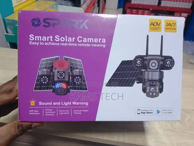 Dual Lens 4G Sim Solar Camera ( Spark) · Photo 1