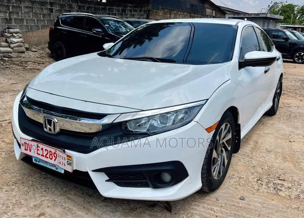 Honda Civic EX 4dr Sedan (2.0L 4cyl) 2017 White · Photo 1