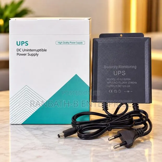 DC 12V 2A Mini UPS for Wi-Fi Routers and CCTV Cameras · Photo 1