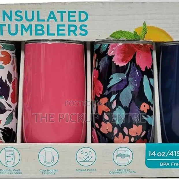 Member's Mark 415ml Insulated Tumblers With Lids, 4 Pack · Photo 2