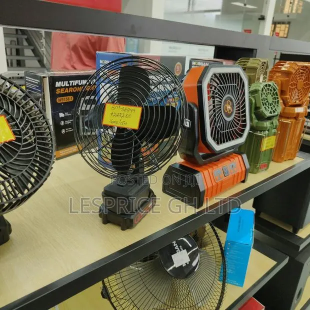 Monster Performance Cordless Rechargeable Heavy Duty Desk Fan · Photo 1
