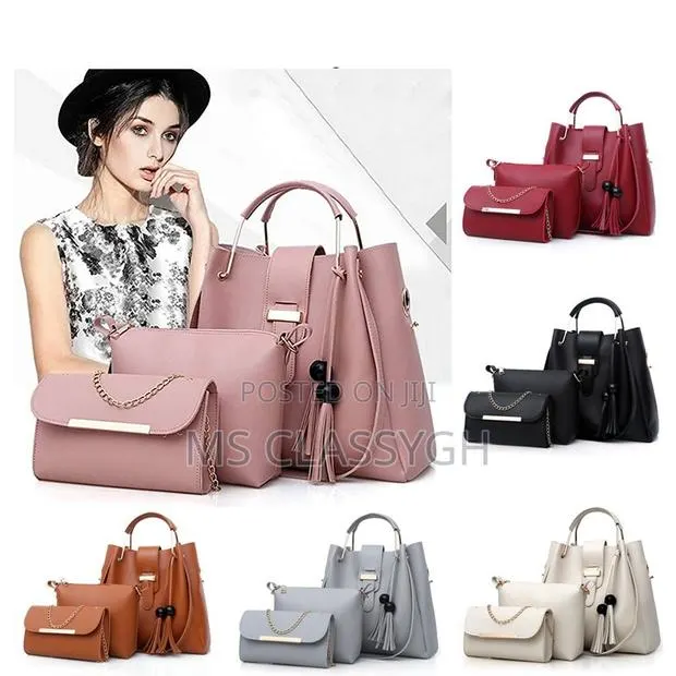 3 In1 Large Casual Bags Leather Female Shoulder Bag Ladies B · Photo 1
