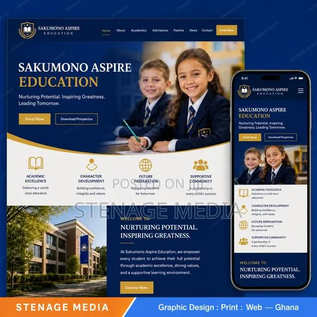 WordPress Website Design – Custom Business Websites, Ghana · Photo 1