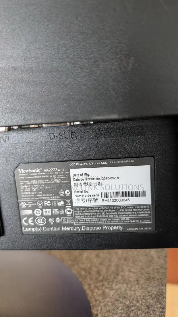 22" ViewSonic Monitor Available · Photo 3