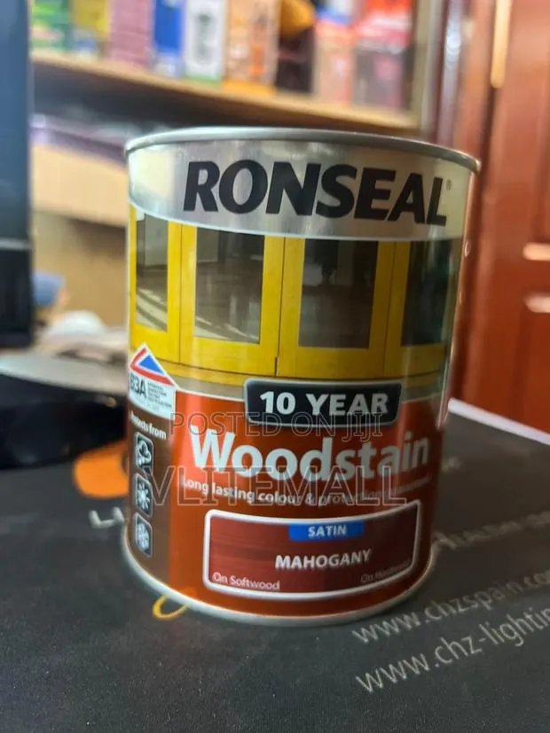 Ronseal Woodstain Satin Mahogany 750ml · Photo 1
