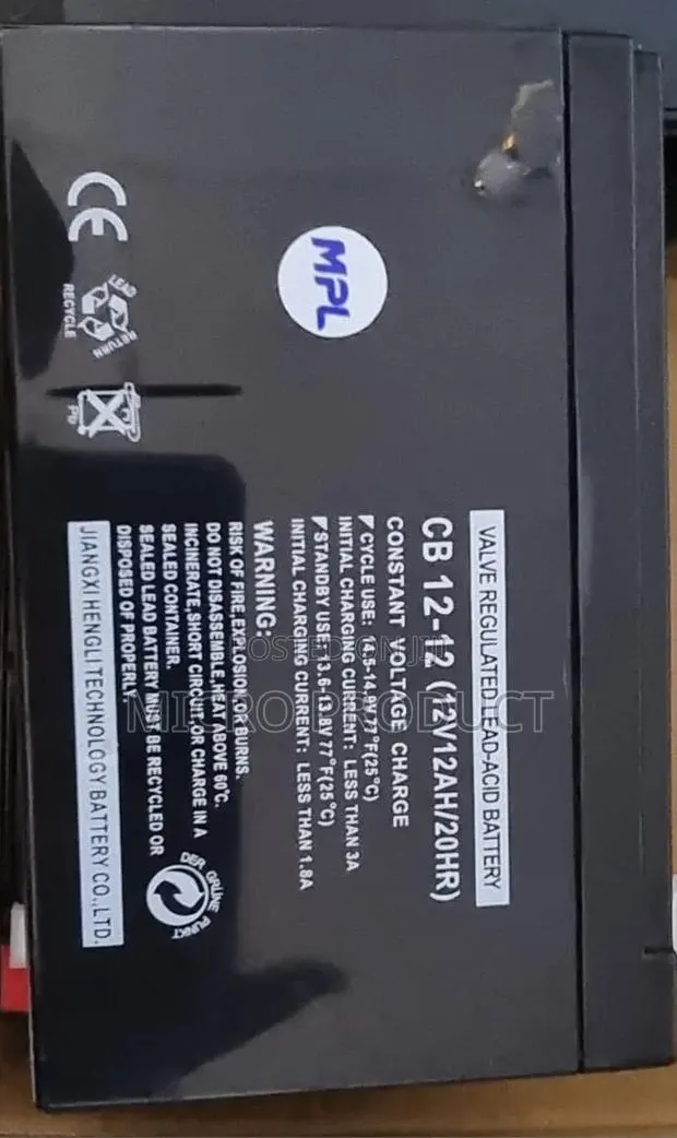 12v 12ah (20 Hrs) Sealed Ups Batteries · Photo 1