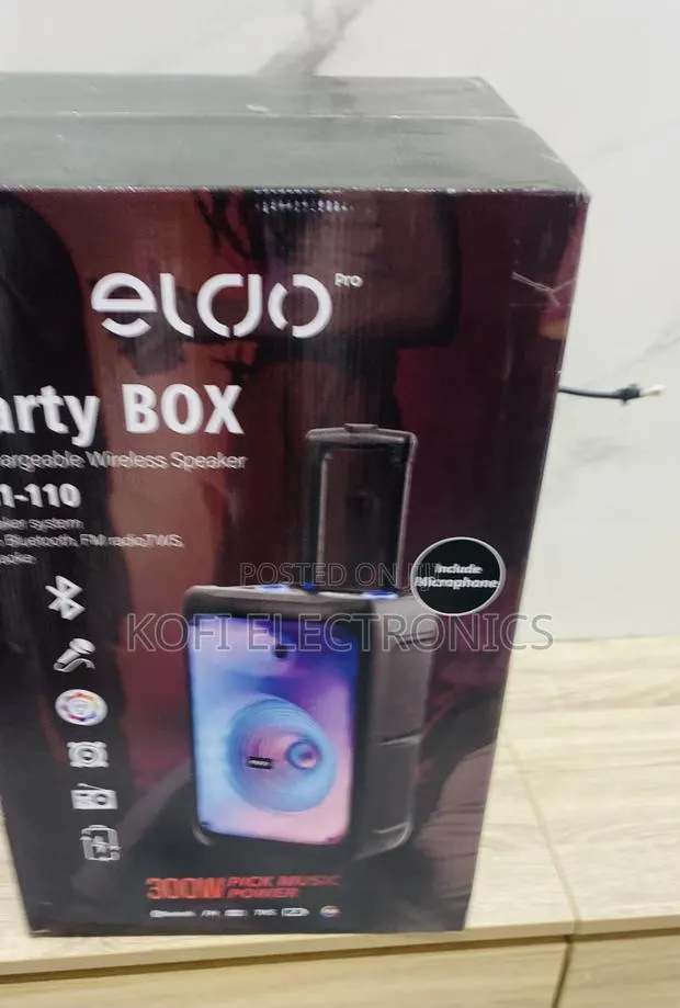 Superb Eldo Ps1-110 12” Speaker With Mic for Events DJS · Photo 1