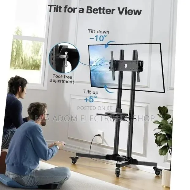 Purchase Mobile Tv Trolley Suitable for Tv Between 32”-70”. · Photo 1