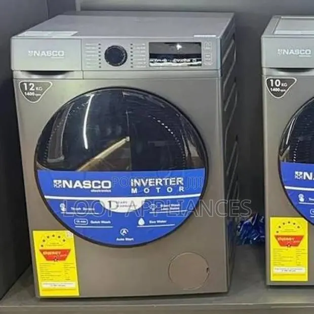 New 12kg Nasco Front Load Fully Auto NASFL-JS12KG-S Washing Machine · Photo 1