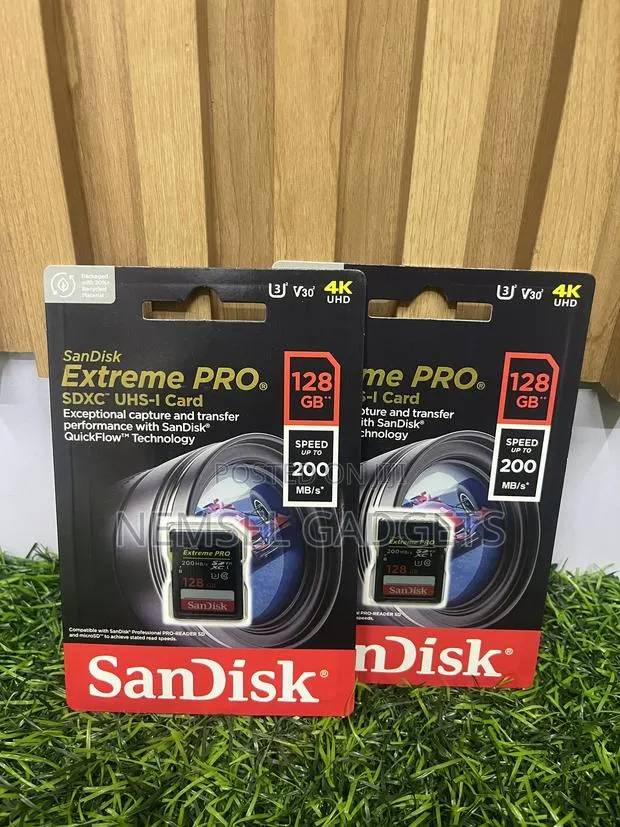 SanDisk Extreme PRO 128GB SD Card · Photo 1