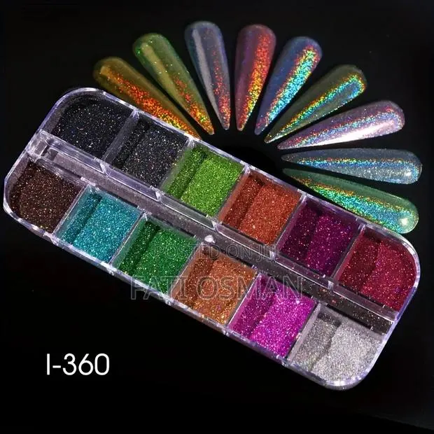 Holographic Powder Set for Nails · Photo 1