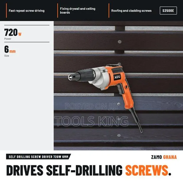 Self Drilling Screw Driver 720W 6Mm - S2500E · Photo 1