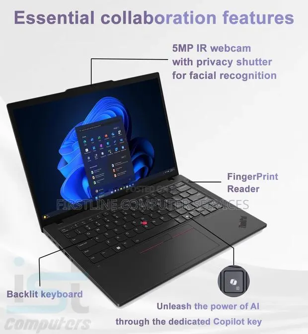 New Laptop Lenovo ThinkPad T14 16GB Intel Core Ultra 7 SSD 512GB · Photo 1