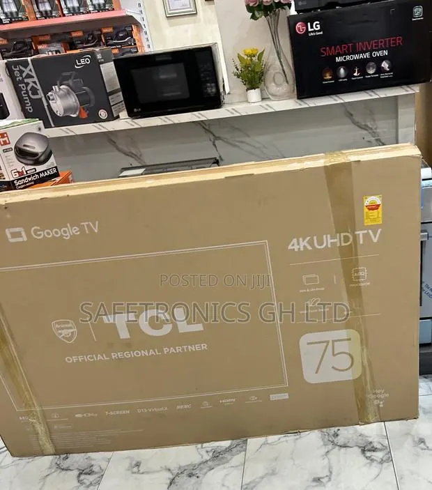 Brand New TCL 75 Inch Smart Uhd Android P755 Google Tv · Photo 1