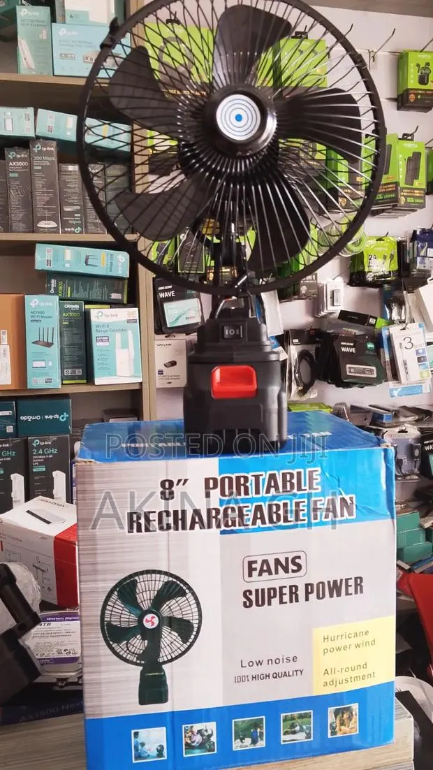 48v Portable Rechargeable Fan · Photo 1