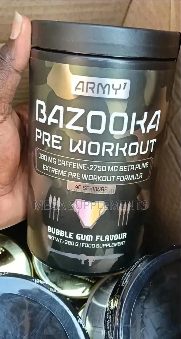 Army Bazooka Preworkout 400mg Caffeine · Photo 1