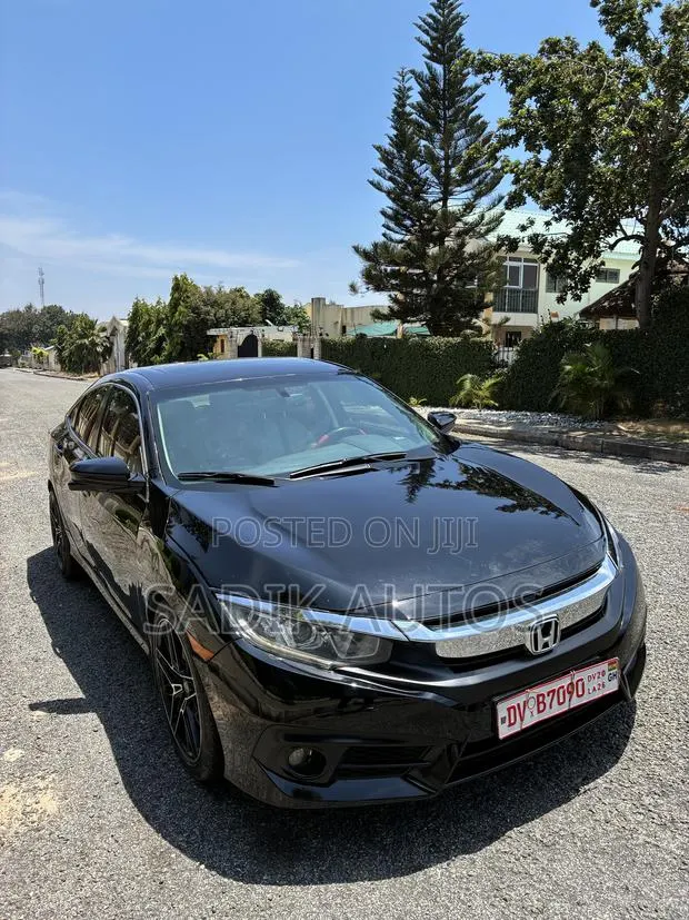 Honda Civic EX-L Sedan 2018 Black · Photo 1