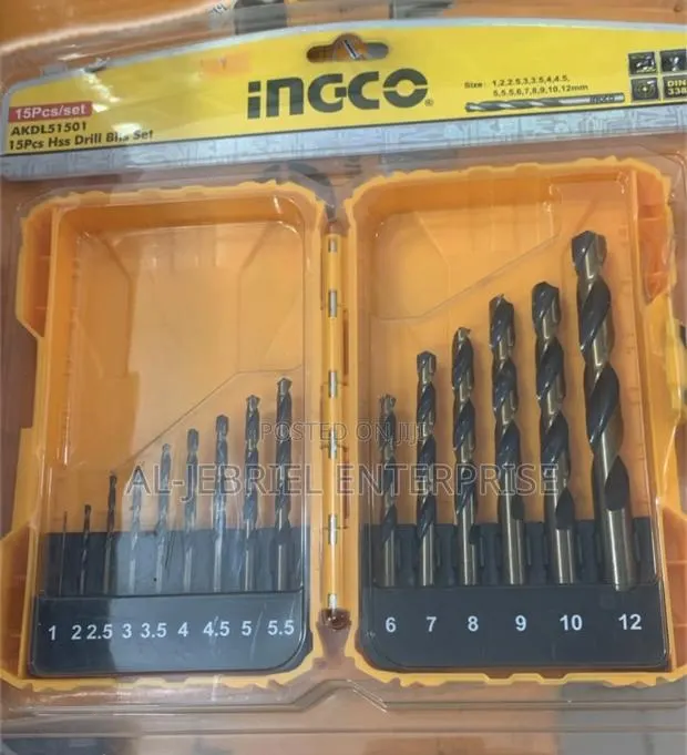 Metal Drill Bits Set -15pcs · Photo 1
