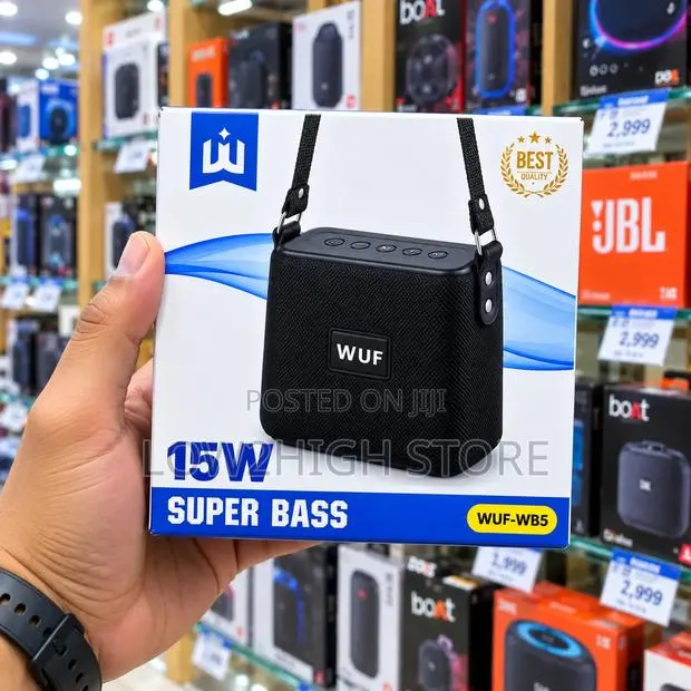 WUF-WB5 15W Super Bass Portable Bluetooth Speaker - Low2High · Photo 1
