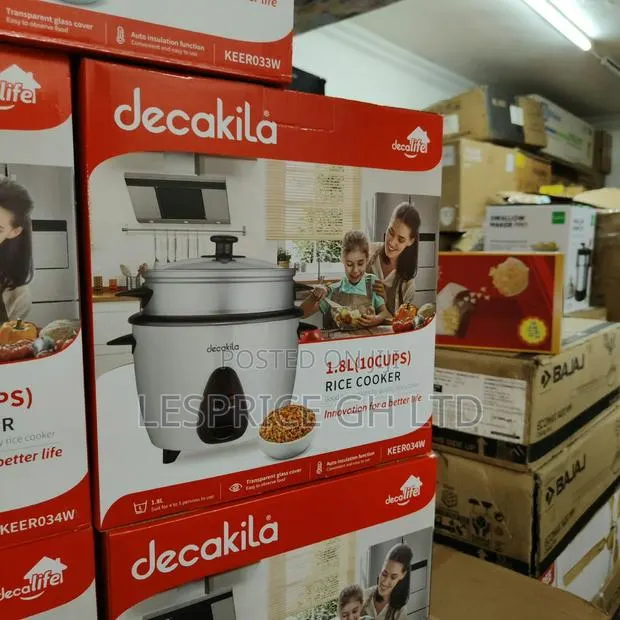 Fast Cook Your Rice/Porridge With Our Finest 1.5L Decakila Rice Cooker · Photo 1