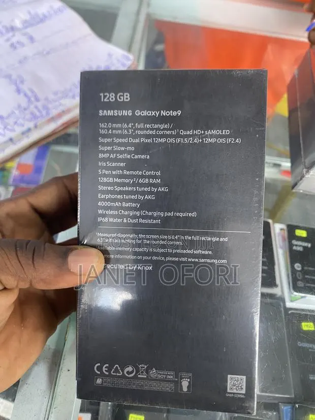 New Samsung Galaxy Note 9 128 GB Black · Photo 1