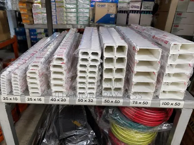 50x100 Trunking PVC Electrical Cable Trunk · Photo 1