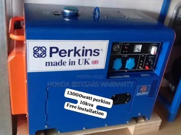 Emergency Generator Support Perkins 10kva 13000wax 10kva · Photo 1