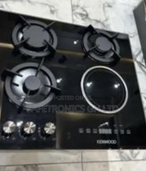 Energy and Cost Saving ] Inbuilt Kenwood 3 Gas 1 Electric Hob · Photo 1