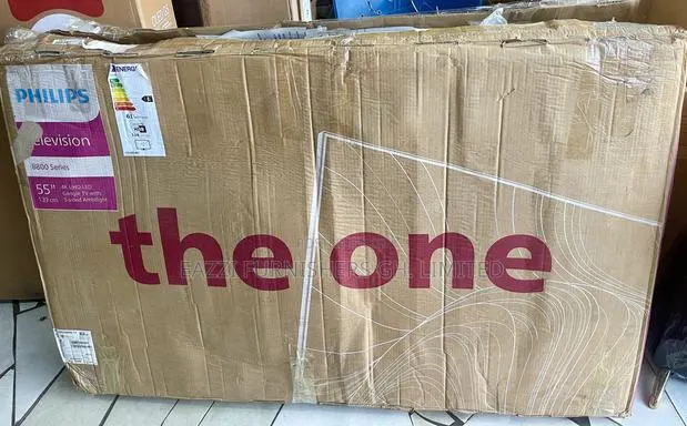 The One Philips 55 Inches Smart 3 Sided Ambilight 120 Hz HDR UHD TV · Photo 1