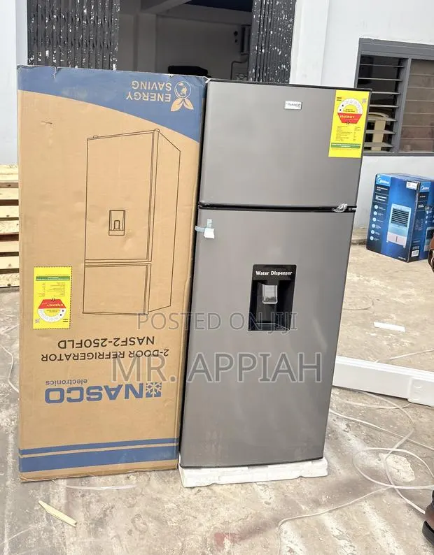 Smart Cooling Nasco Double Door Fridge/ Water Dispenser(NasF2-250fld) · Photo 1