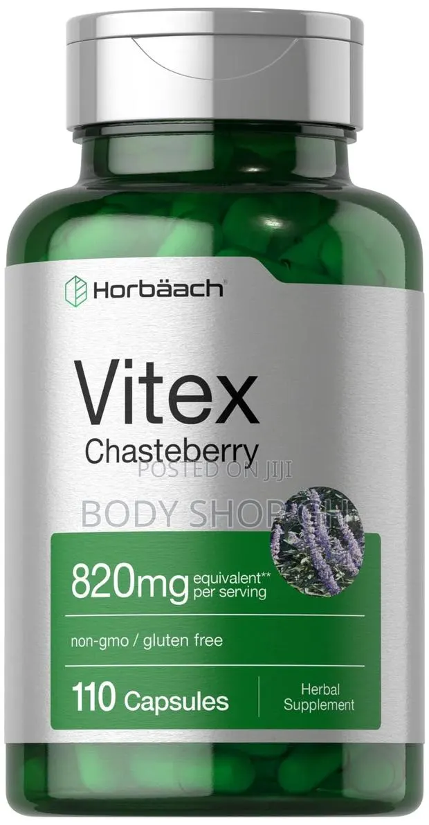 Vitex Berry 820mg | 110 Capsules | Chasteberry Supplement for Women · Photo 1