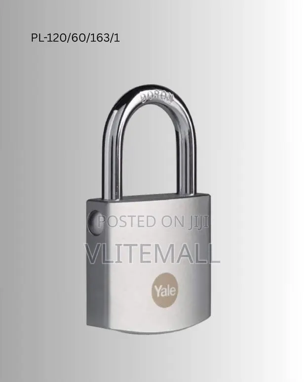 Brass Padlock 60mm (Satin Chrome Plated) PL-120/60/163/1 · Photo 1