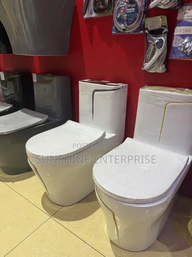 Luxury White and Gold Water Closet · Photo 1