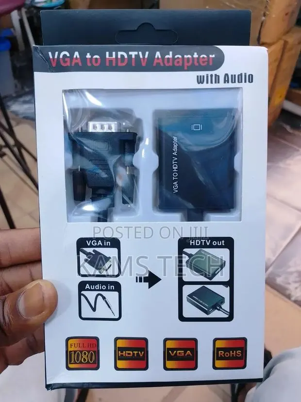 VGA to HDMI Adapter + Audio · Photo 1