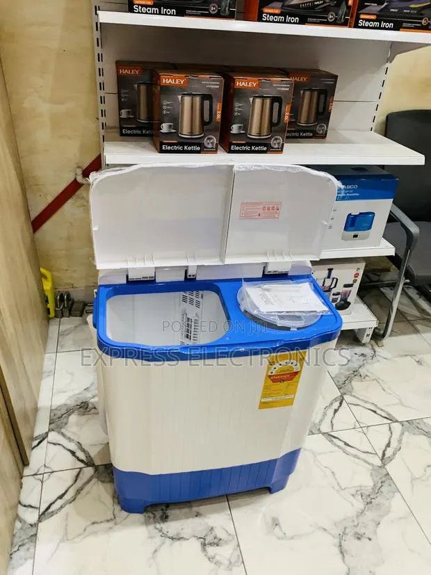Wash and Spin Dry Semi Automatic Wm 7kg Topload Twintub Nasco · Photo 1