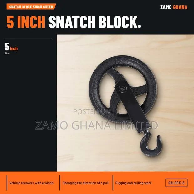 Snatch Block 5Inch Green - SBLOCK-5 · Photo 1