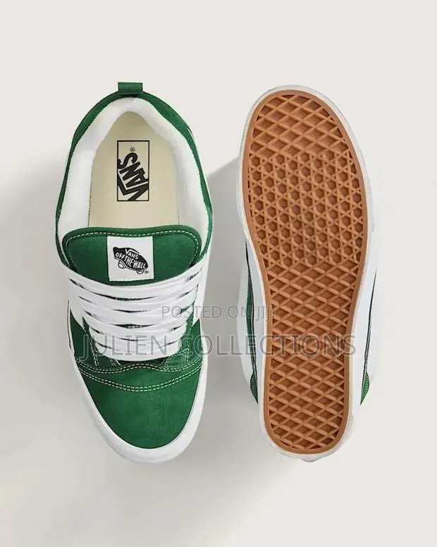 New Skool Van Og Green Cream · Photo 1